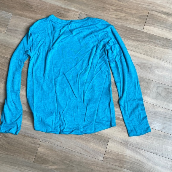 3/$12 polar bear cozy glitter graphic top w sequin casual long sleeve L 10/12 - Picture 9 of 17